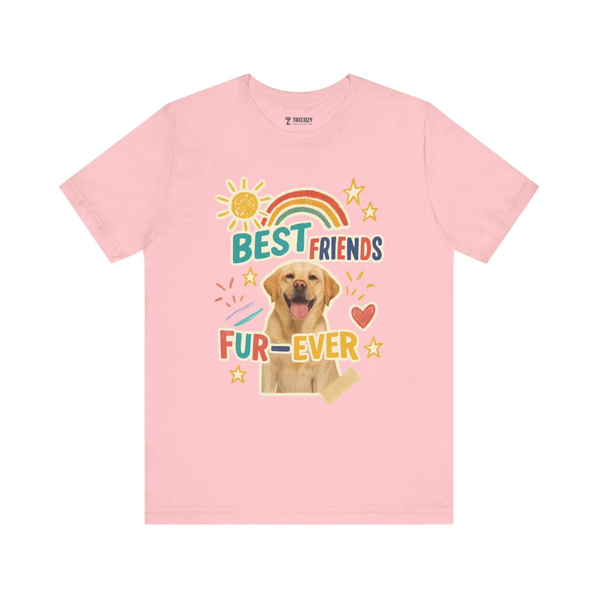 Unisex Best Friends Fur-ever Tee, Fun Pet Lover Shirt, Gift for Dog Owners, Cute Casual Wear, Birthday Present