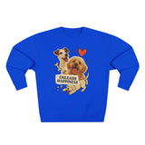 Unleash Happiness Dog Sweatshirt, Funny Pet Lover Gift, Cute Unisex Crewneck, Animal Lover Apparel, Cozy Gift for Dog Owners