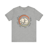 Sleeping Puppy Tee, Cozy TShirt, Gift for Pet Owners, Trending Cute Animal Top, Cute Dog Tshirt