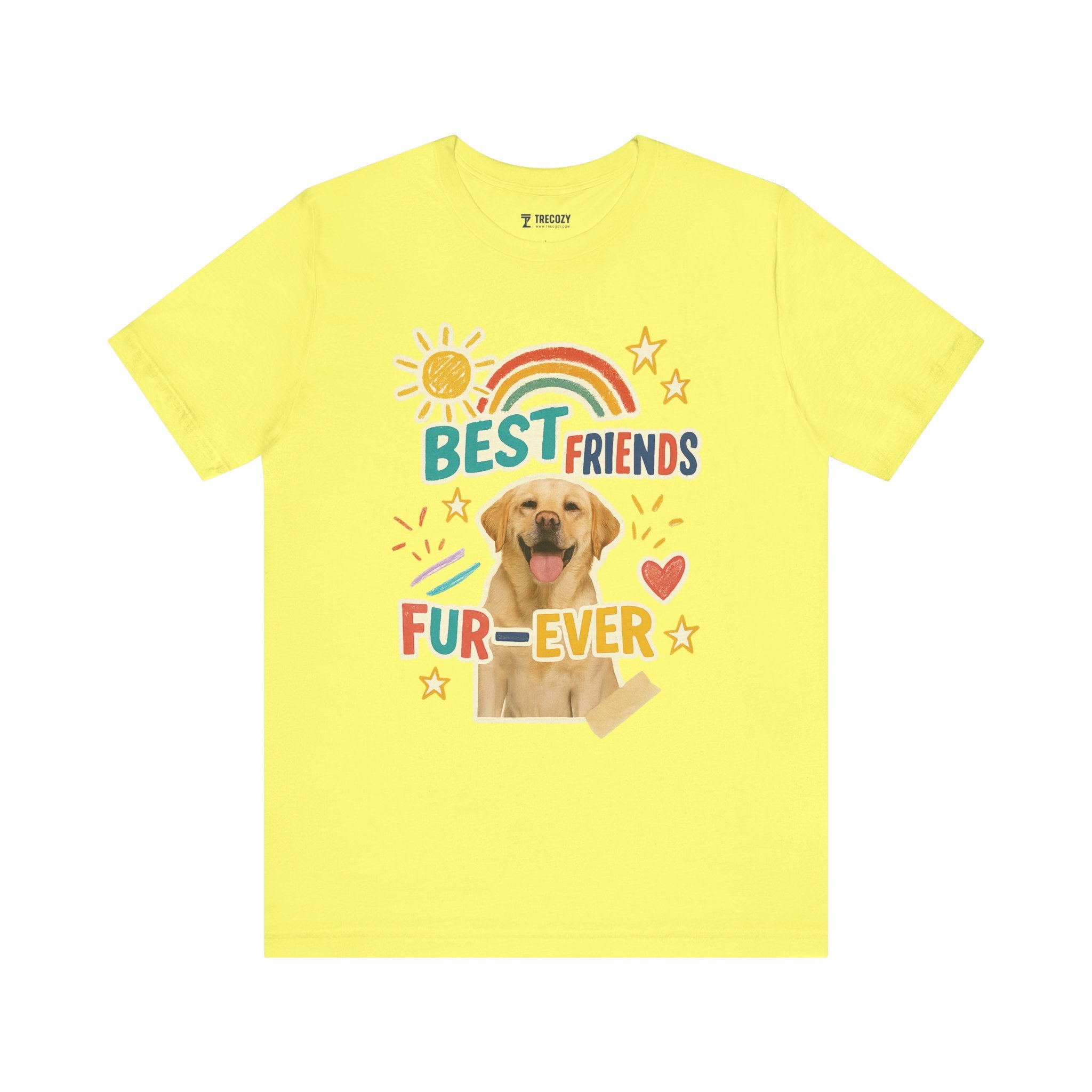 Unisex Best Friends Fur-ever Tee, Fun Pet Lover Shirt, Gift for Dog Owners, Cute Casual Wear, Birthday Present