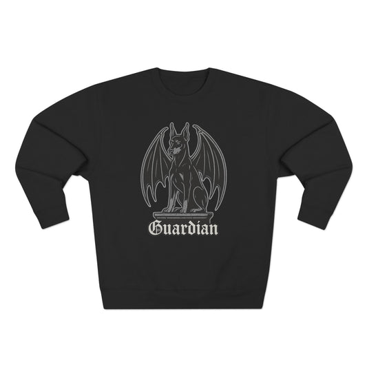Dobermann Guardian Sweatshirt - Unisex Cozy Crewneck, Fall Fashion, Halloween Gift, Nature Lover Apparel, Casual Style