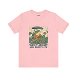 Frog Tee - Chill Ukyo-e Frog Style Japanese Art Unisex Jersey Short Sleeve Tee