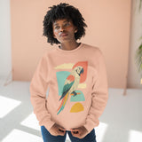 Tropical Parrot Sweatshirt, Cozy Crewneck for Bird Lovers, Casual Wear, Vacation Vibes, Unisex Fashion, Gift for Animal Enthusiasts