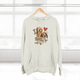 Dog Lover's Fleece Hoodie - Unleash Happiness, Pet Parent Gift, Cozy Dog Sweatshirt, Animal Lover Wardrobe, Comfortable Hooded Sweatshirt
