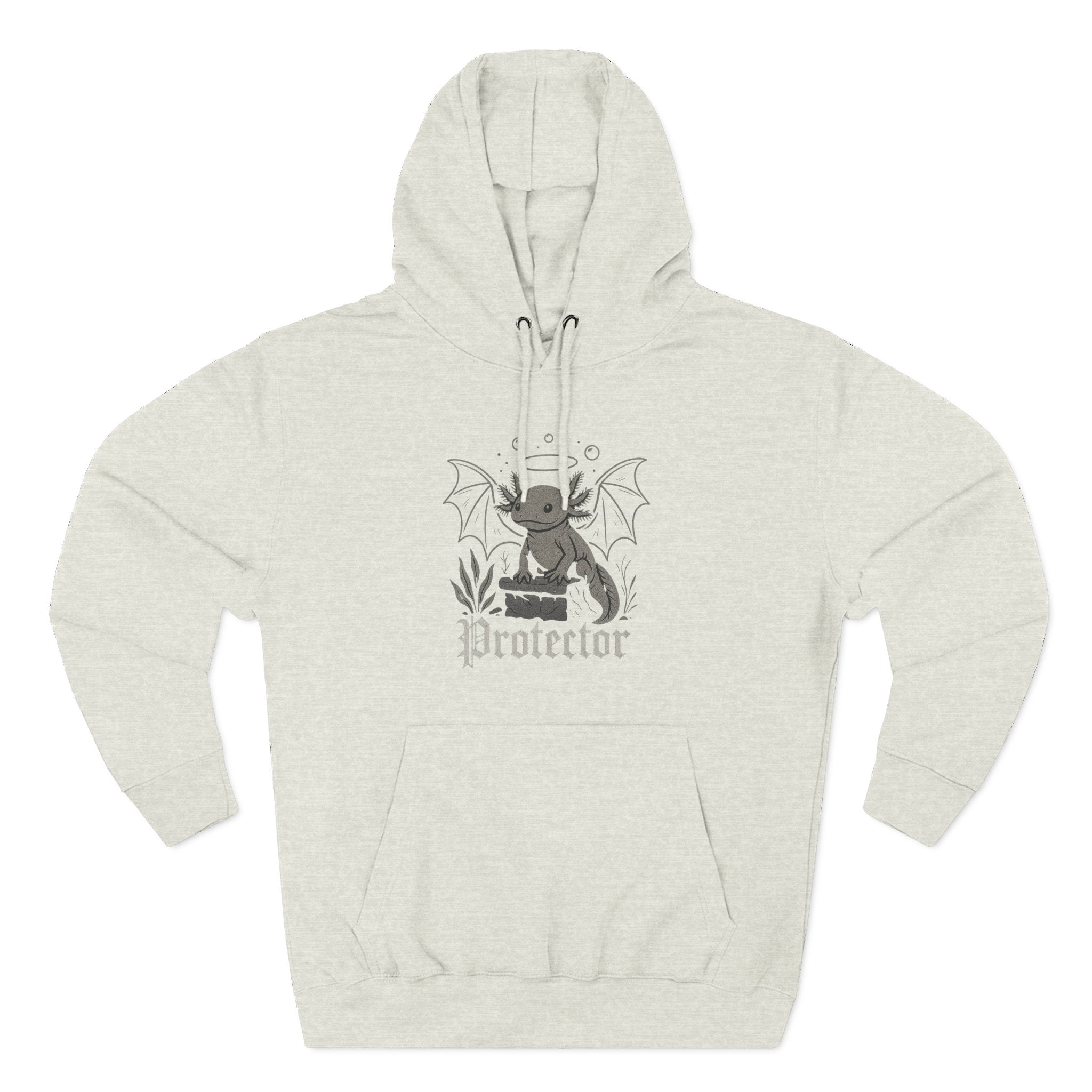 Axolotl Fleece Hoodie - Unleash Happiness, Pet Parent Gift, Cozy Dog Sweatshirt, Animal Lover Wardrobe, Comfortable Hooded Sweatshirt