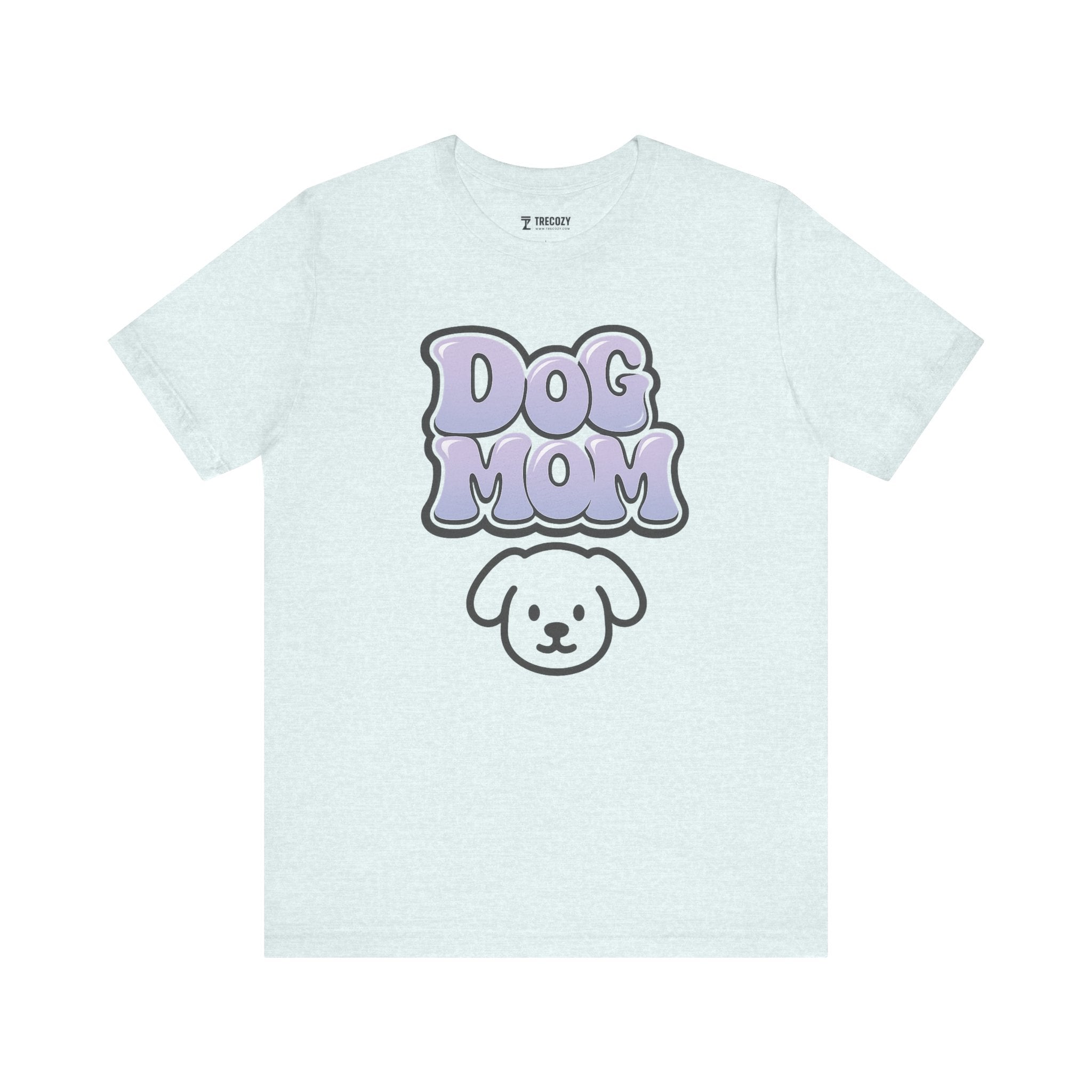 Dog Mom Short Sleeve Tee, Pet Lover Shirt, Dog Owner Gift, Animal Mom T-Shirt, Casual Pet Apparel