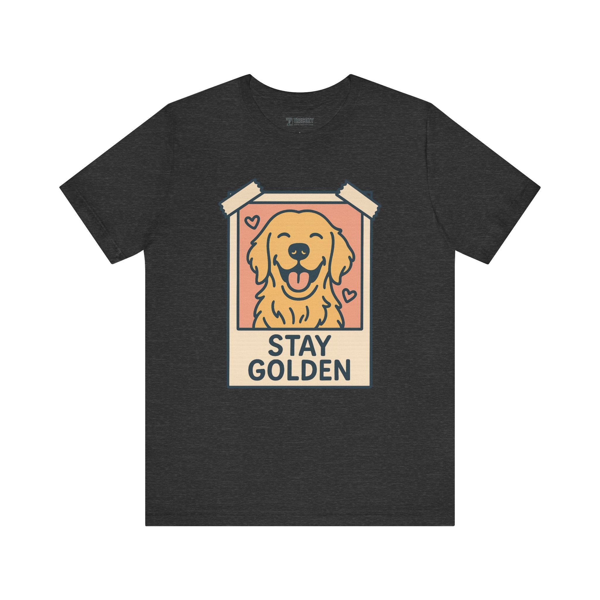 Stay Golden Dog Tee, Cozy TShirt, Gift for Pet Owners, Trending Cute Animal Top, Cute Dog Tshirt