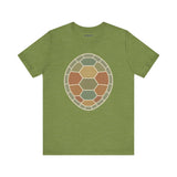 Geometric Turtle Shell Tee, Cozy Shirt, Gift for Pet Owners, Trending Cute Animal Top, Cute Reptile  Tshirt