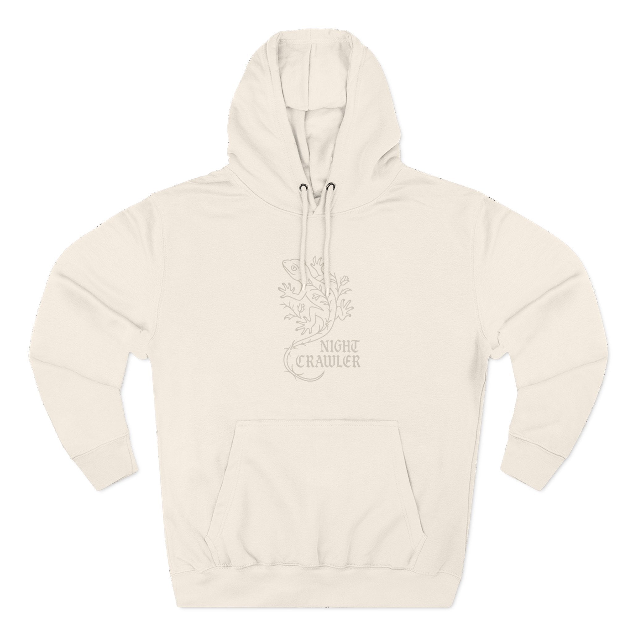 Night Crawler Fleece Hoodie - Unleash Happiness, Pet Parent Gift, Cozy Sweatshirt, Reptile Lover Wardrobe, Comfortable Hooded Sweatshirt