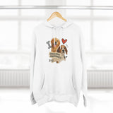 Dog Lover's Fleece Hoodie - Unleash Happiness, Pet Parent Gift, Cozy Dog Sweatshirt, Animal Lover Wardrobe, Comfortable Hooded Sweatshirt