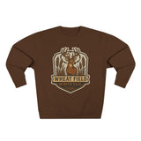 Wheat Field Whitetail Deer Sweatshirt - Unisex Cozy  Crewneck, Fall Fashion, Nature Lover Apparel, Casual Style