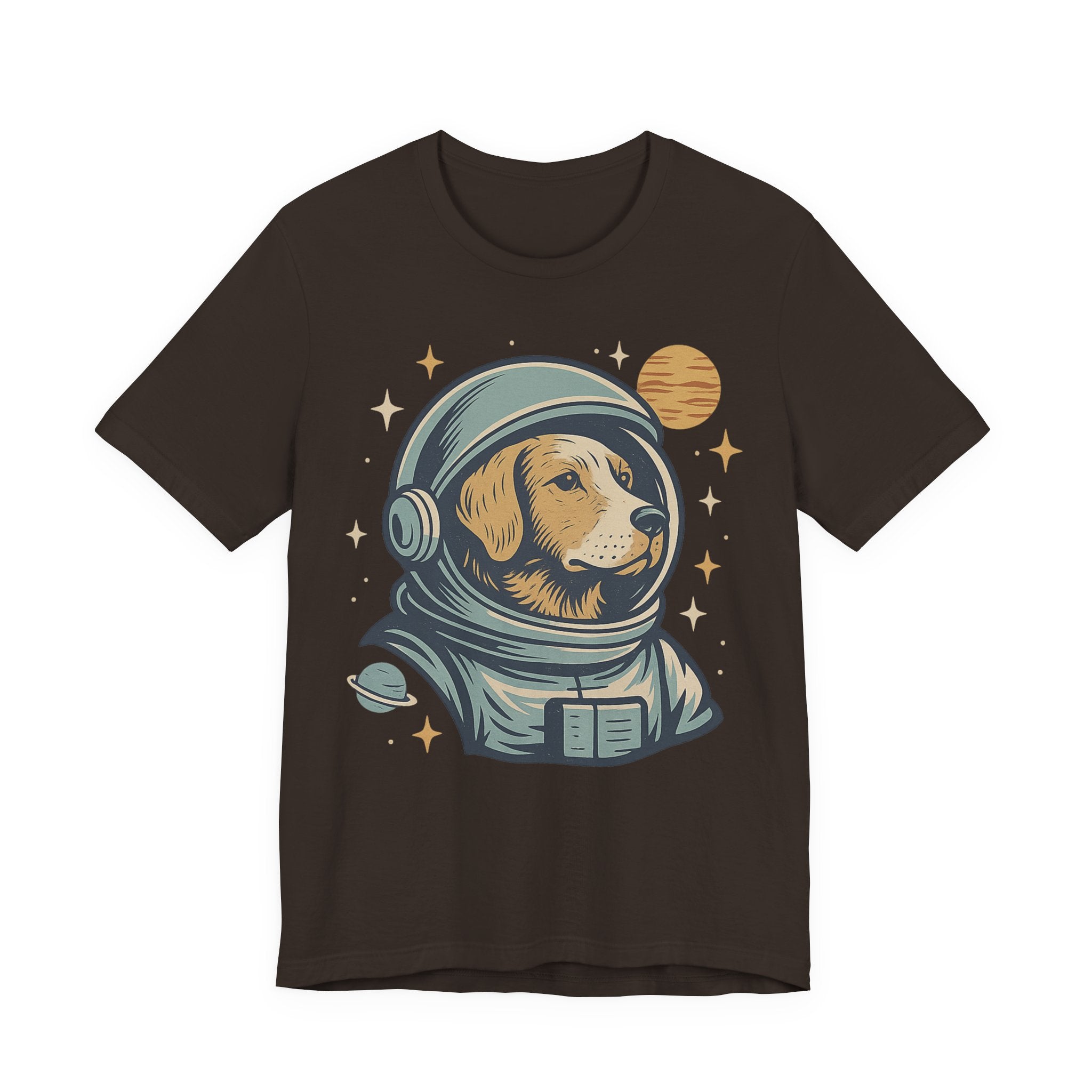 Astronaut Dog Unisex Tee | Cute Pet Lover Shirt, Dog Lover Gift, Space Themed Tee, Fun Casual Wear, Everyday Style