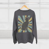 Vintage Cat Sweatshirt, Perfect Gift for Cat Lovers, Casual Wear, Animal Lovers, Fall Fashion, Unisex Crewneck