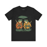 Frog Tee, Ukyo-e Cozy TShirt, Gift, Trending Cute Animal Top, Cute Frog Tshirt