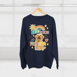 Cozy Pet-Themed Crewneck Sweatshirt - Best Friends Fur-Ever