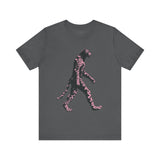 Pink Panthera Walk – Bold Leopard-Inspired T-Shirt, Fierce Urban Jungle Graphic Tee, Bold Animal Print Shirt