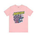 Aquascape Swimming Fish Tee, Cozy TShirt, Gift for Pet Owners, Trending Cute Animal Top, Cute Fish Tshirt