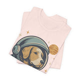 Astronaut Dog Unisex Tee | Cute Pet Lover Shirt, Dog Lover Gift, Space Themed Tee, Fun Casual Wear, Everyday Style