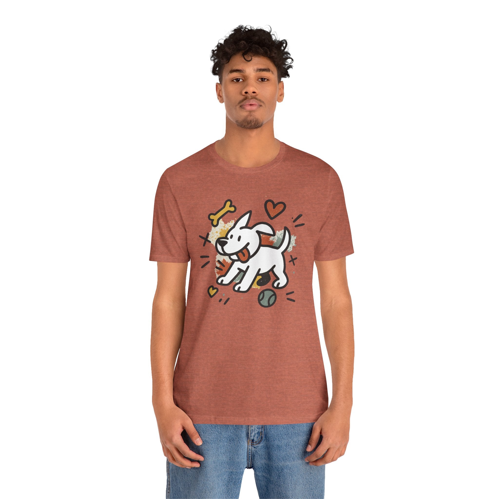 Dog Tee - Playful Unisex Jersey Short Sleeve Tee, dog lover tshirt
