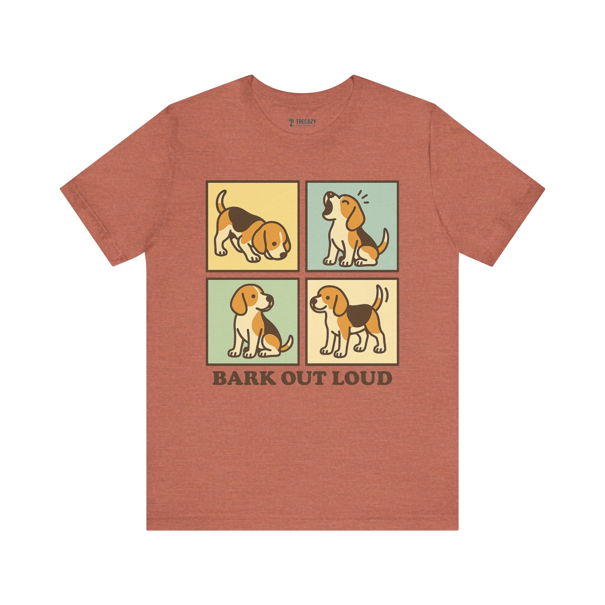Beagle Bark Out Loud Dog Tee, Cozy TShirt, Gift for Pet Owners, Trending Cute Animal Top, Cute Dog Tshirt