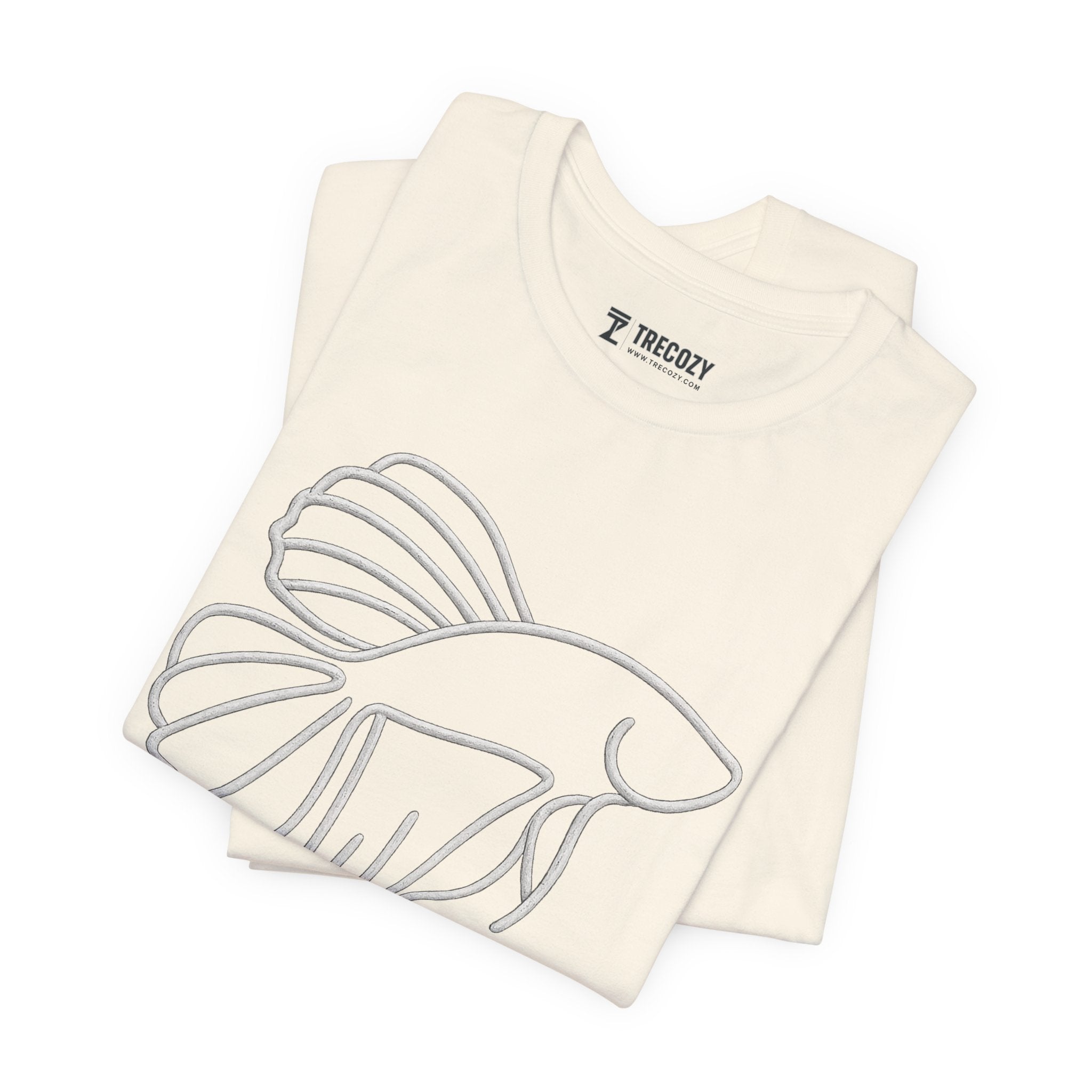 Beautiful Fish Tee, Cozy TShirt, Gift for Pet Owners, Trending Cute Animal Top, Cute Fish Tshirt