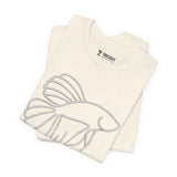 Beautiful Fish Tee, Cozy TShirt, Gift for Pet Owners, Trending Cute Animal Top, Cute Fish Tshirt