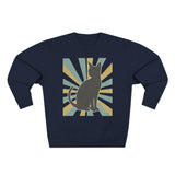 Vintage Cat Sweatshirt, Perfect Gift for Cat Lovers, Casual Wear, Animal Lovers, Fall Fashion, Unisex Crewneck