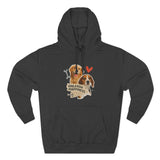 Dog Lover's Fleece Hoodie - Unleash Happiness, Pet Parent Gift, Cozy Dog Sweatshirt, Animal Lover Wardrobe, Comfortable Hooded Sweatshirt