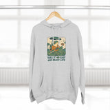 Chill Vibes Fleece Hoodie | Cozy Hoodie for Relaxation, Perfect for Gifts, Lounging, Nature Lovers, Casual Wear