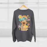 Cozy Pet-Themed Crewneck Sweatshirt - Best Friends Fur-Ever