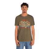 Dog Dad Retro Tee | Unisex Short Sleeve T-Shirt, Gift for Dog Lovers, Pet Dad Shirt, Casual Wear, Birthday Gift