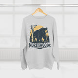 Northwoods Sweatshirt - Unisex Cozy Crewneck, Fall Fashion, Halloween Gift, Nature Lover Apparel, Casual Style