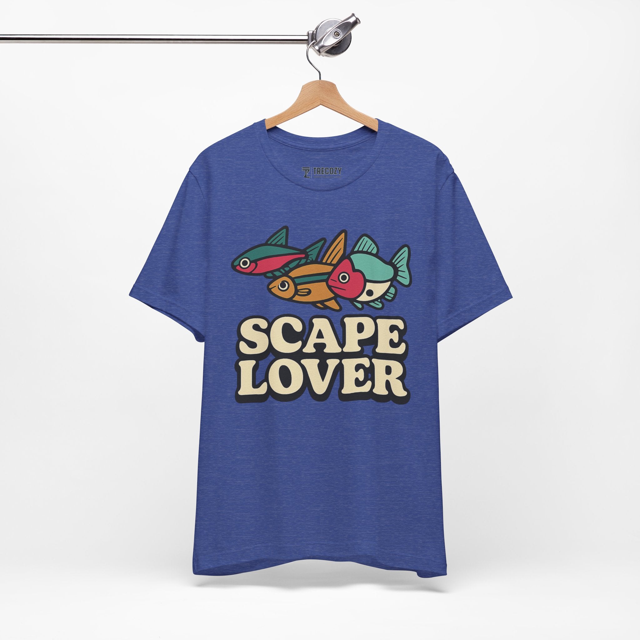 Aquascape Lover Tee, Cozy Shirt, Gift for Pet Owners, Trending Cute Animal Top, Cute Colorful Fish Tshirt