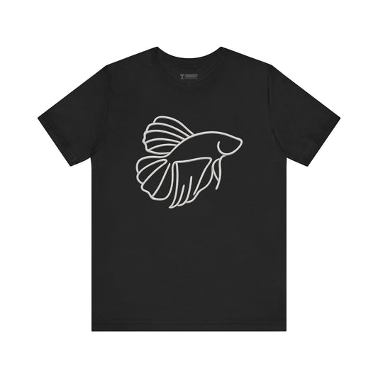 Beautiful Fish Tee, Cozy TShirt, Gift for Pet Owners, Trending Cute Animal Top, Cute Fish Tshirt