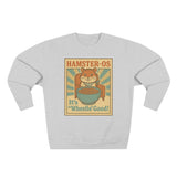 Cute Vintage Hamster Cereal Sweatshirt, Whimsical Crewneck, Unisex Gift, Cute Fall Fashion, Fun Graphic Pullover, Perfect for Animal Lovers