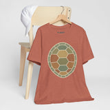 Geometric Turtle Shell Tee, Cozy Shirt, Gift for Pet Owners, Trending Cute Animal Top, Cute Reptile  Tshirt