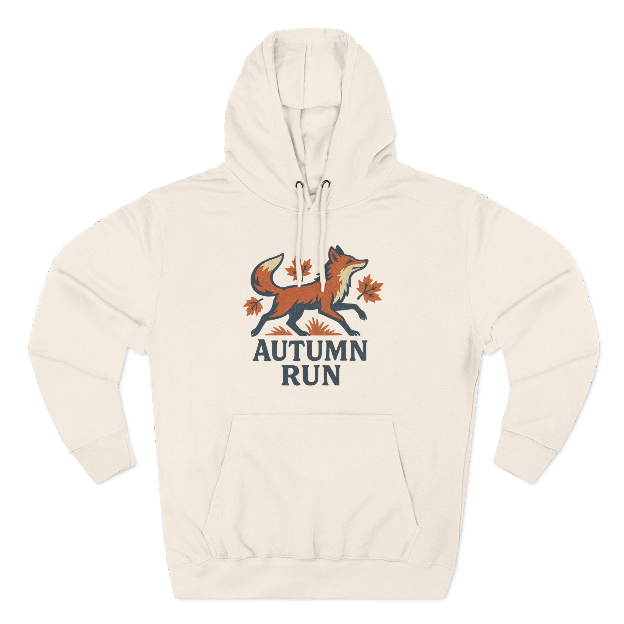 Autumn Fox Fleece Hoodie - Cozy Fall Apparel for Outdoor Adventures, Nature Lover Gift, Warm Fall Layer, Perfect for Seasonal Celebrations
