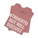 Introverted Dog Lover Tee, Funny Animal Shirt, Pet Lover Gift, Introvert Humor, Birthday Gift for Dog Owners