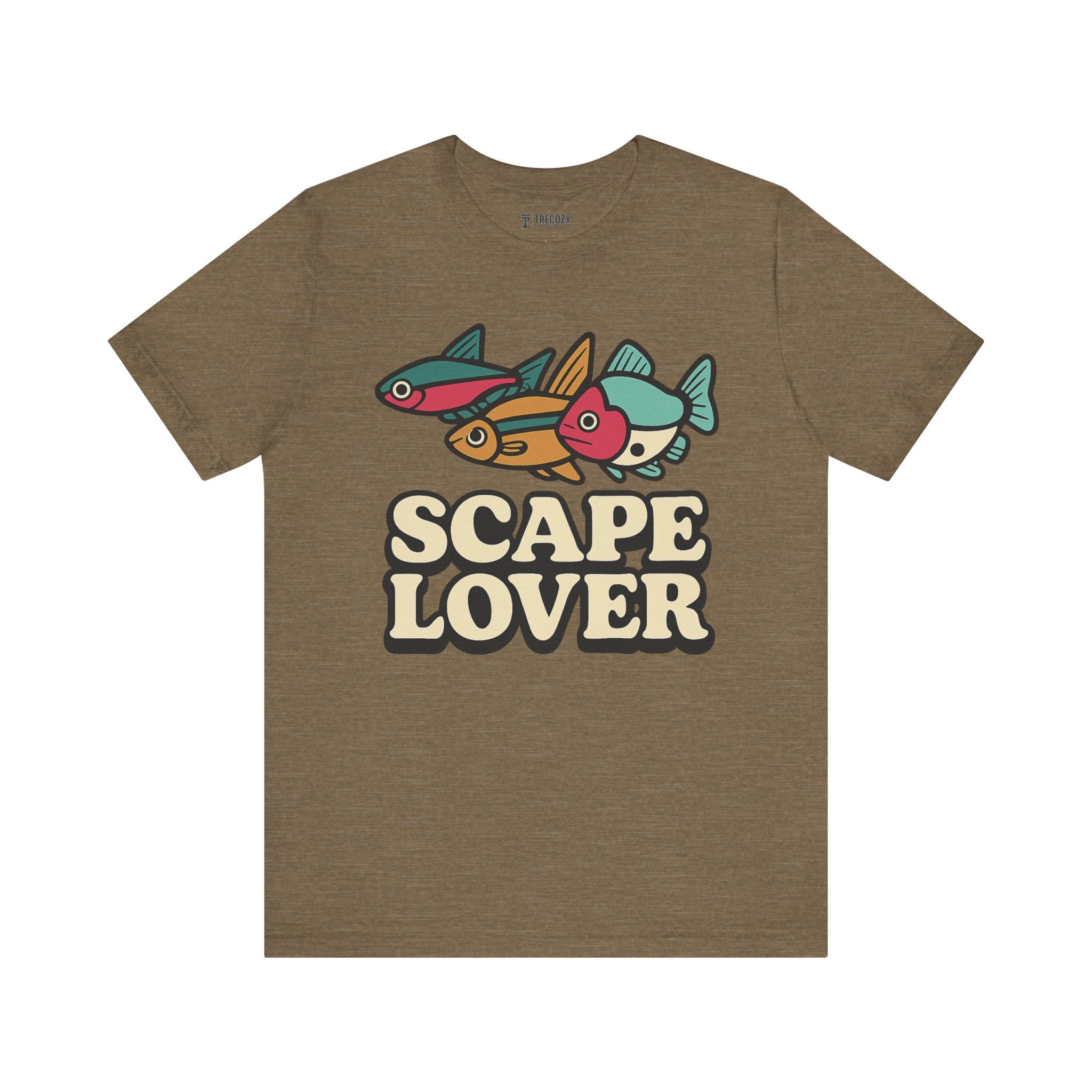 Aquascape Lover Tee, Cozy Shirt, Gift for Pet Owners, Trending Cute Animal Top, Cute Colorful Fish Tshirt