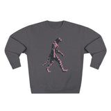 Pink Leopard Crewneck Sweatshirt, Cozy Sweatshirt, Nature Lover Gift, Animal Sweatshirt, Casual Wear, Unisex Fashion