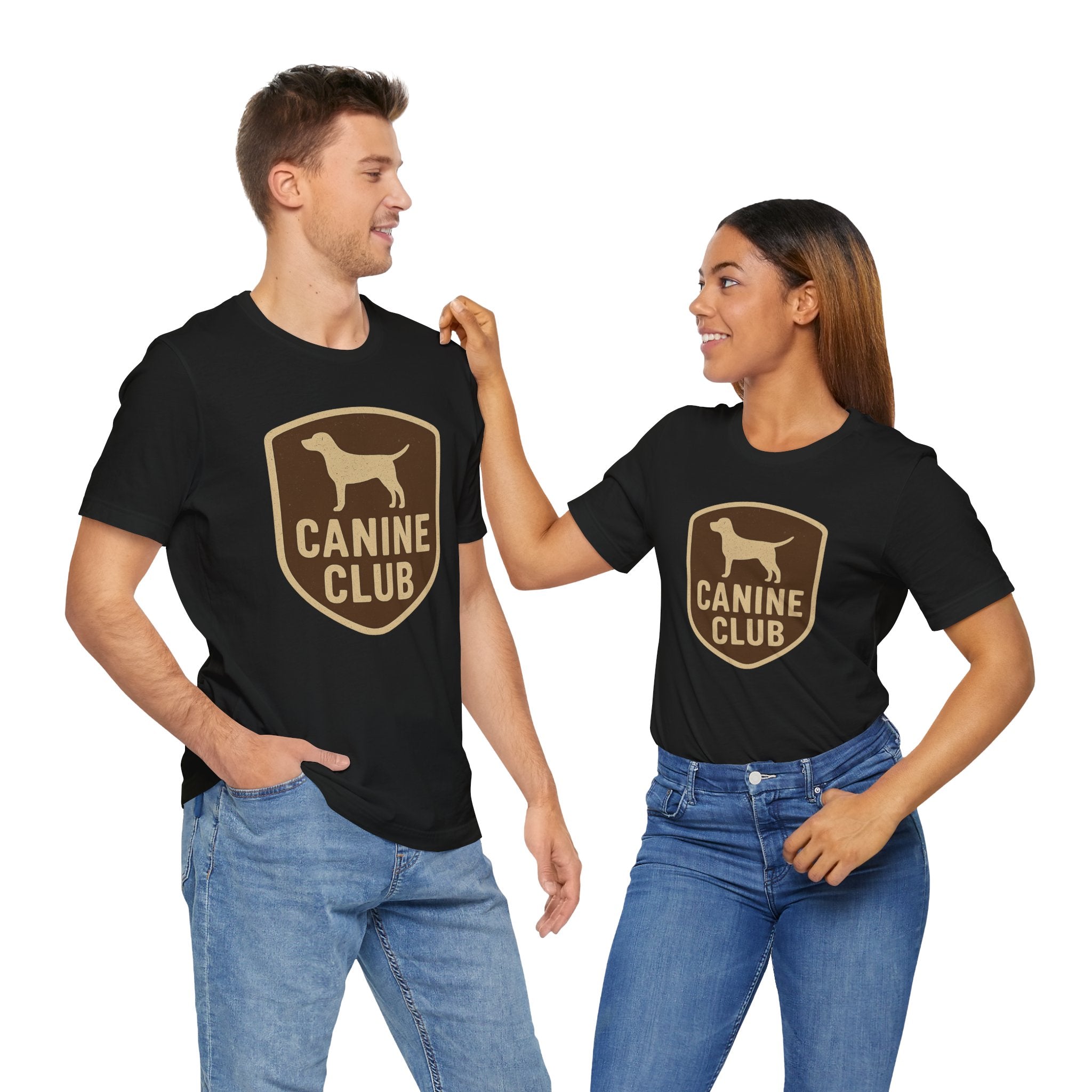 Canine Club Unisex Tee, Dog Lover Shirt, Birthday Gift, Pet Parent Apparel, Casual Wear, Animal Rescue Fundraiser