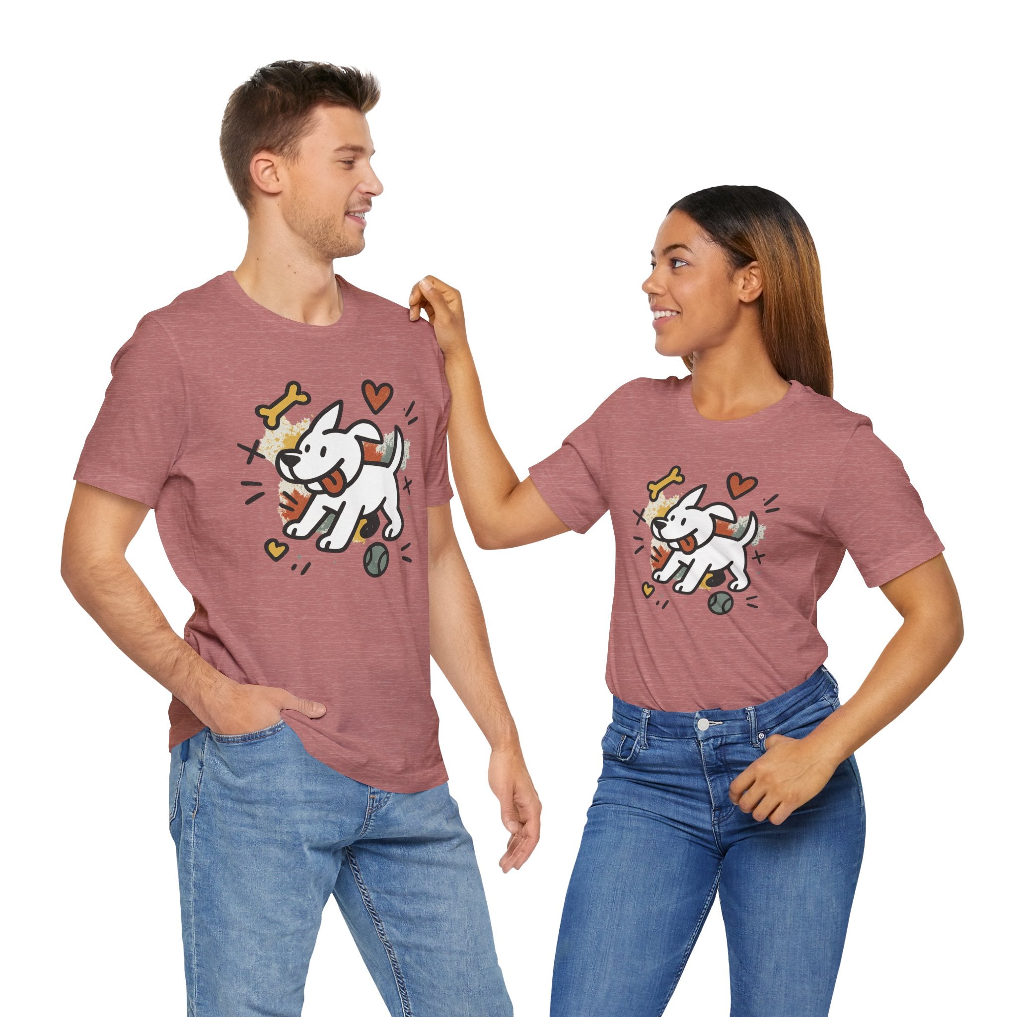 Dog Tee - Playful Unisex Jersey Short Sleeve Tee, dog lover tshirt