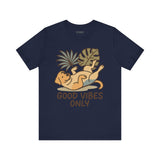 Good Vibes Only Dog Tee, Cozy TShirt, Gift for Pet Owners, Trending Cute Animal Top, Cute Dog Tshirt