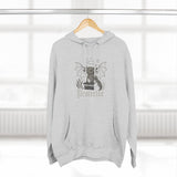 Axolotl Fleece Hoodie - Unleash Happiness, Pet Parent Gift, Cozy Dog Sweatshirt, Animal Lover Wardrobe, Comfortable Hooded Sweatshirt