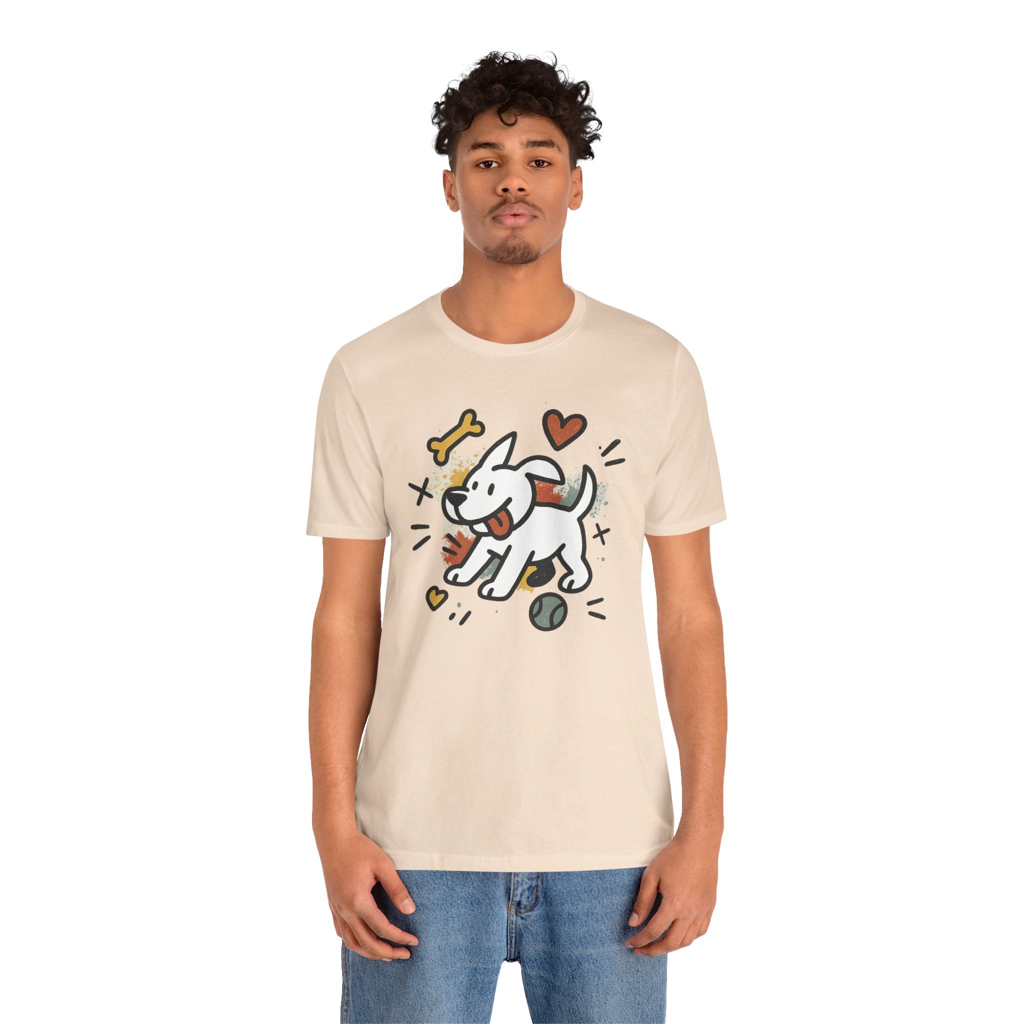 Dog Tee - Playful Unisex Jersey Short Sleeve Tee, dog lover tshirt