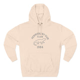 Herpetology Club Fleece Hoodie - Unleash Happiness, Pet Parent Gift, Cozy Sweatshirt, Reptile Lover Wardrobe, Comfortable Hooded Sweatshirt