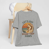 Adventure Dog Road Trip Tee, Unisex Graphic Shirt, Pawsome Travel Shirt, Pet Lover Gift, Outdoor Adventure Apparel