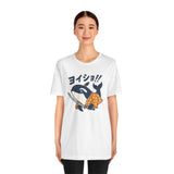Orca Katana Shirt, Funny Animal Lover Tee, Cozy Gift for Samurai Lover, Kawaii Orca Whale Graphic Tee
