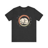 Sleeping Puppy Tee, Cozy TShirt, Gift for Pet Owners, Trending Cute Animal Top, Cute Dog Tshirt