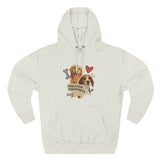 Dog Lover's Fleece Hoodie - Unleash Happiness, Pet Parent Gift, Cozy Dog Sweatshirt, Animal Lover Wardrobe, Comfortable Hooded Sweatshirt